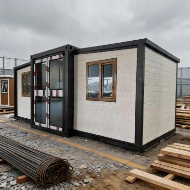Dual-wing expandable container house