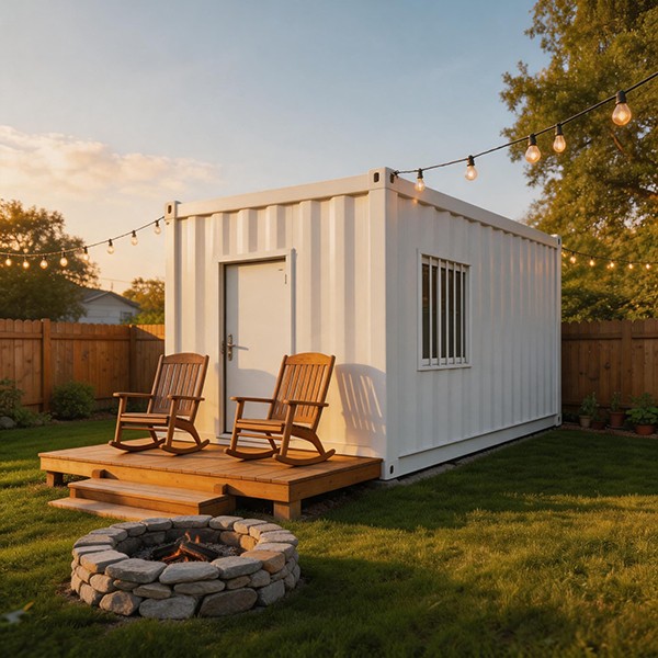 Dual-wing expandable container house