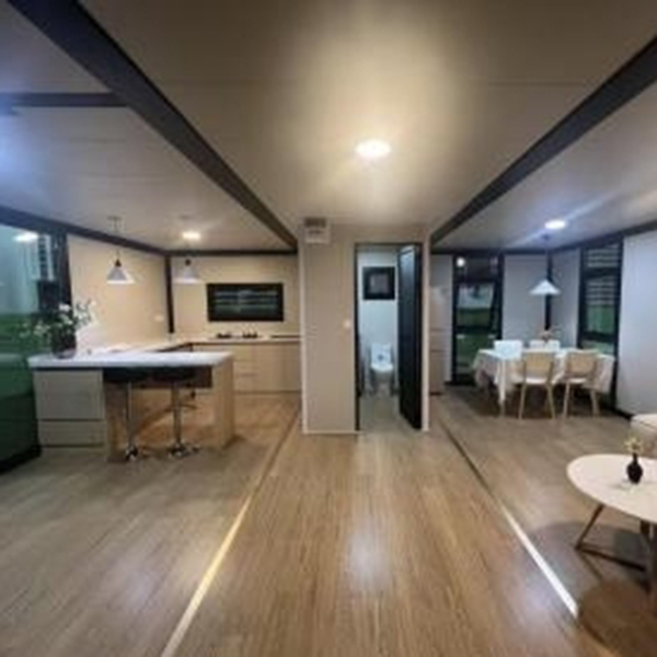 Dual-wing expandable container house