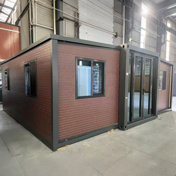 Dual-wing expandable container house