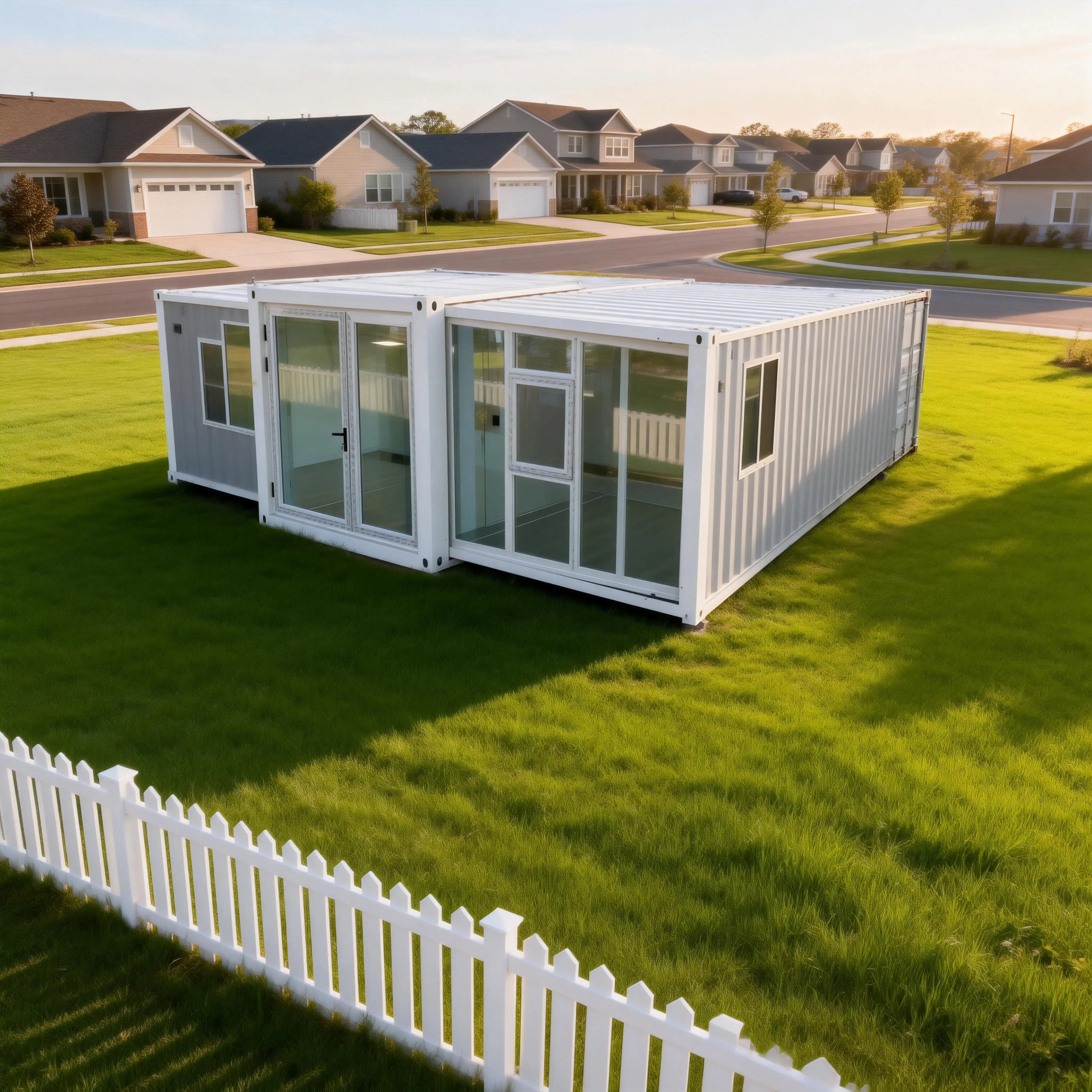 Complete Modular Container with Pre-Installed Electrical & Plumbing