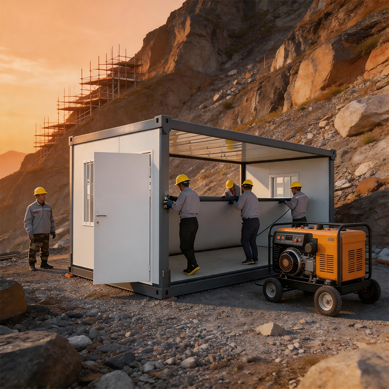 3-Minute Assembly Foldable Container House