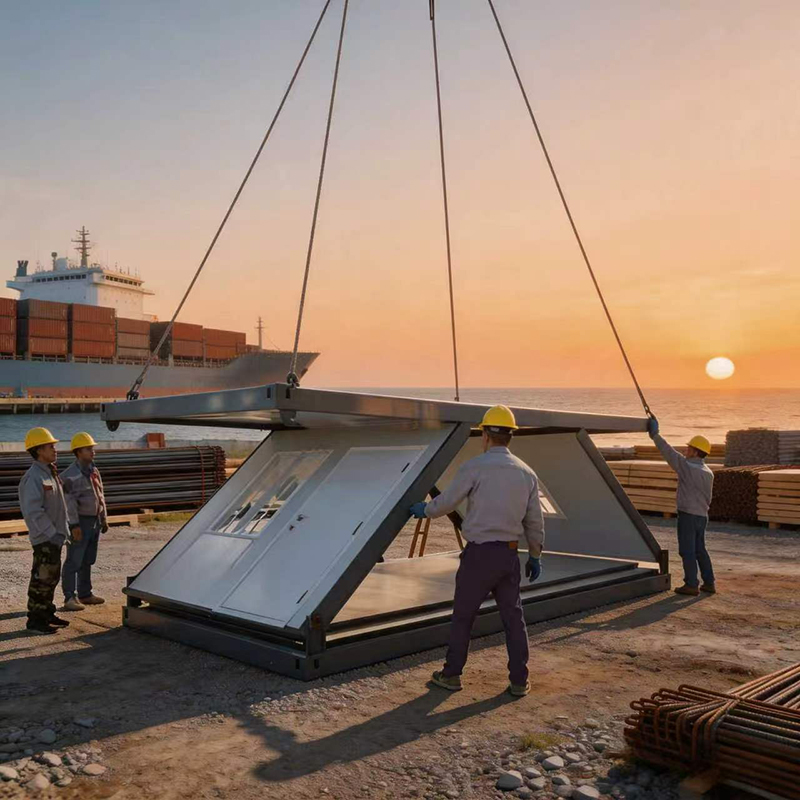 Earthquake-Resistant Foldable Container House