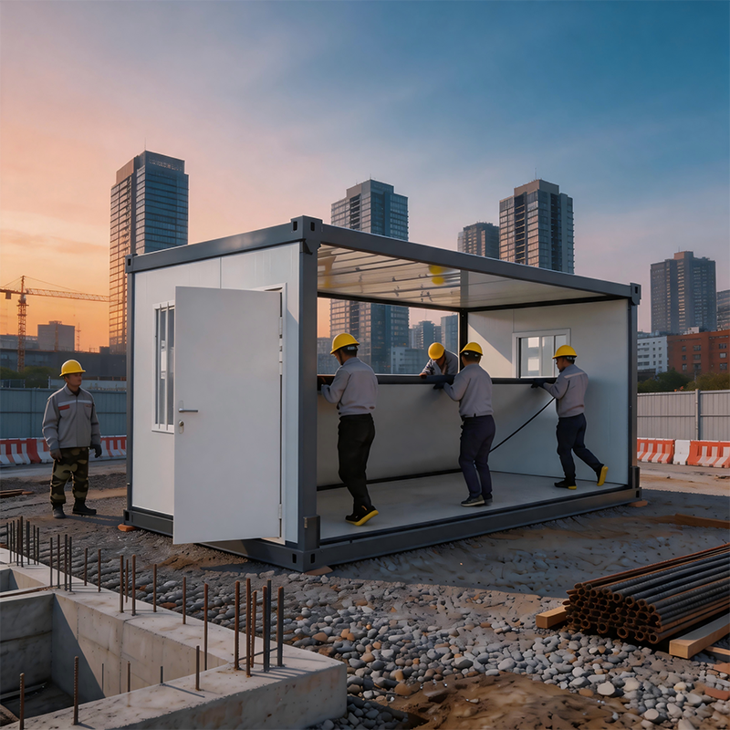 Foldable Prefab House for Infrastructure Project Staff