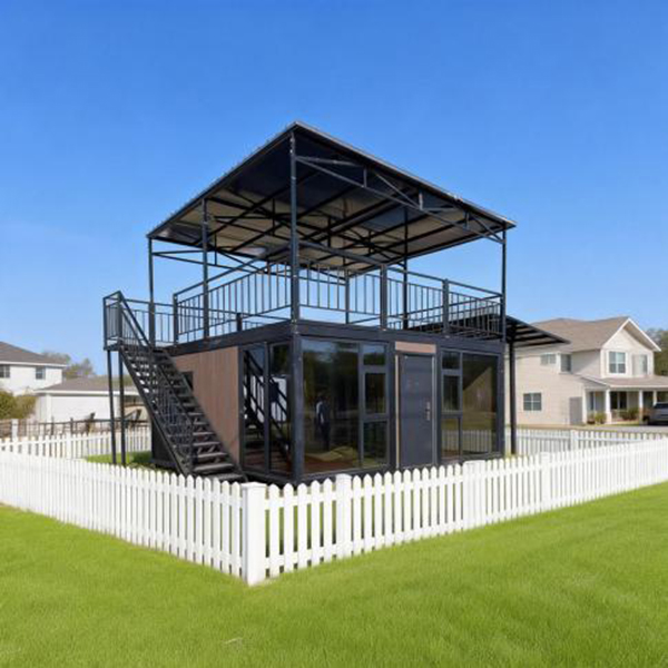 Two-story prefabricated container house Two-story prefabricated container house